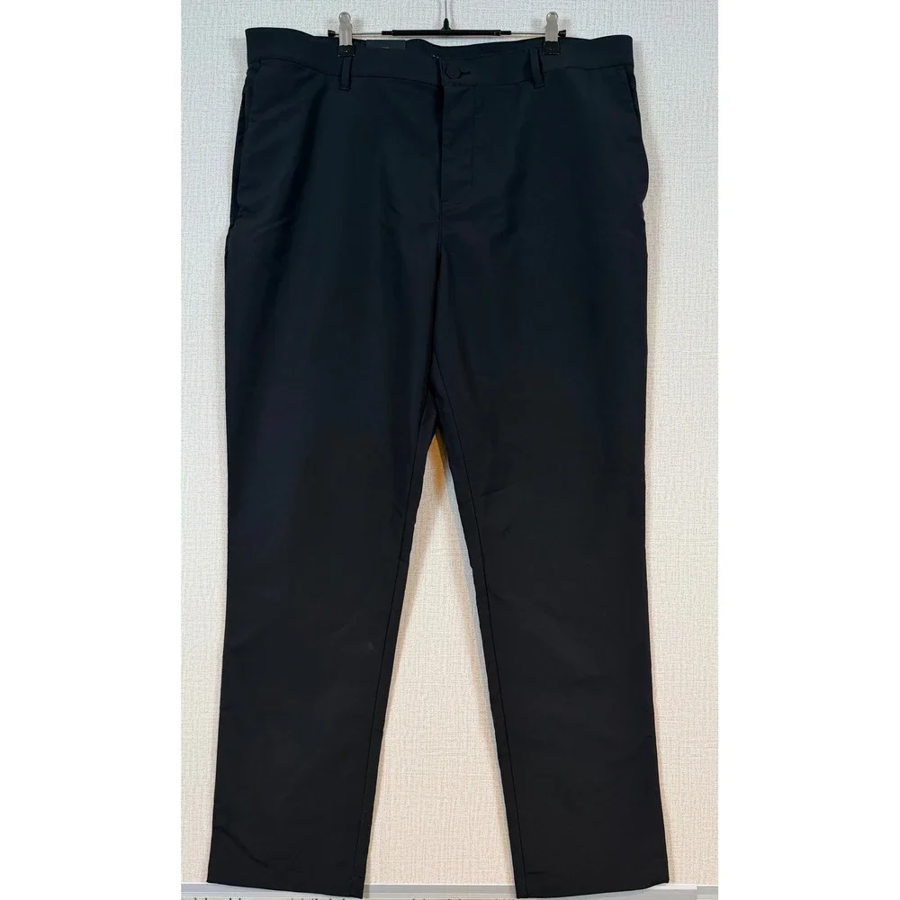 NWT Banana Republic Mens Core Temp Chino Pants 38x32 Black Slim Tapered Gorpcore